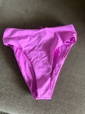 SKIMS Pink High-Cut Bikini Bottom